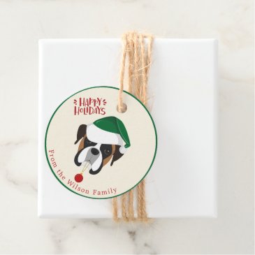 Happy Holidays - Cute Boxer Christmas