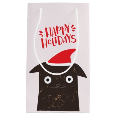 Happy Holidays - Cute Christmas Cat Cartoon