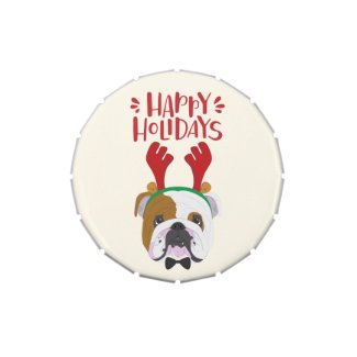 Happy Holidays - Cute English Bulldog Christmas 