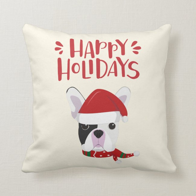 Happy Holidays - Cute French Bulldog Christmas
