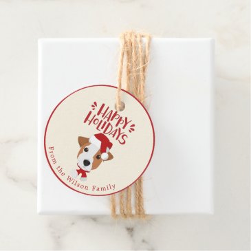 Happy Holidays - Cute Jack Russell Christmas