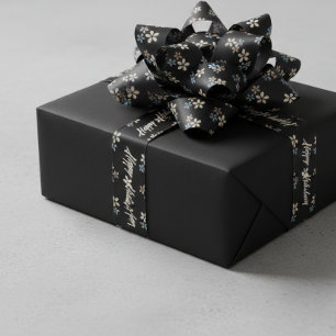 Happy Holidays Decorative Gift Wrapping Ribbon