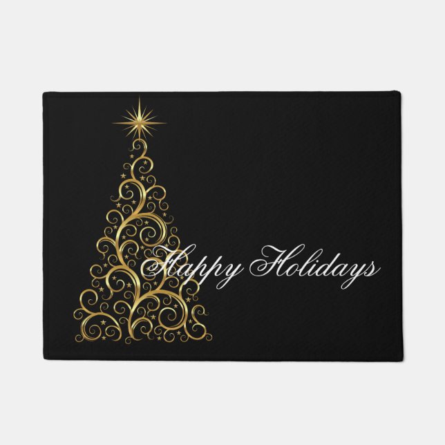 Happy Holidays Doormat (Front)
