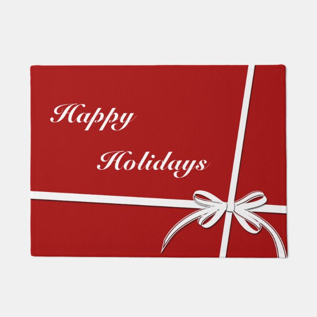 Happy Holidays Doormat (Front)