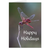 Happy Holidays Dragonfly (Front)