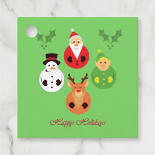 Happy Holidays! Favor Tags