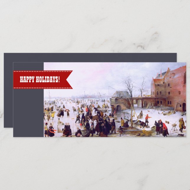 Happy Holidays. Fine Art Christmas Greeting Cards (Front/Back)