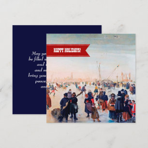 Happy Holidays. Fine Art Christmas Holiday Card