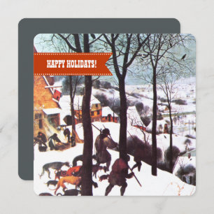 Happy Holidays. Fine Art Christmas Holiday Card