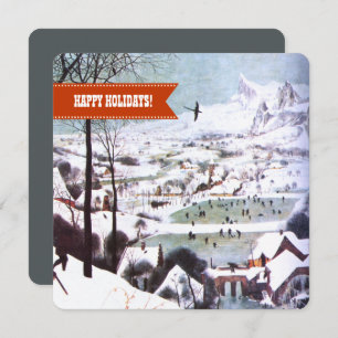 Happy Holidays. Fine Art Christmas Holiday Card