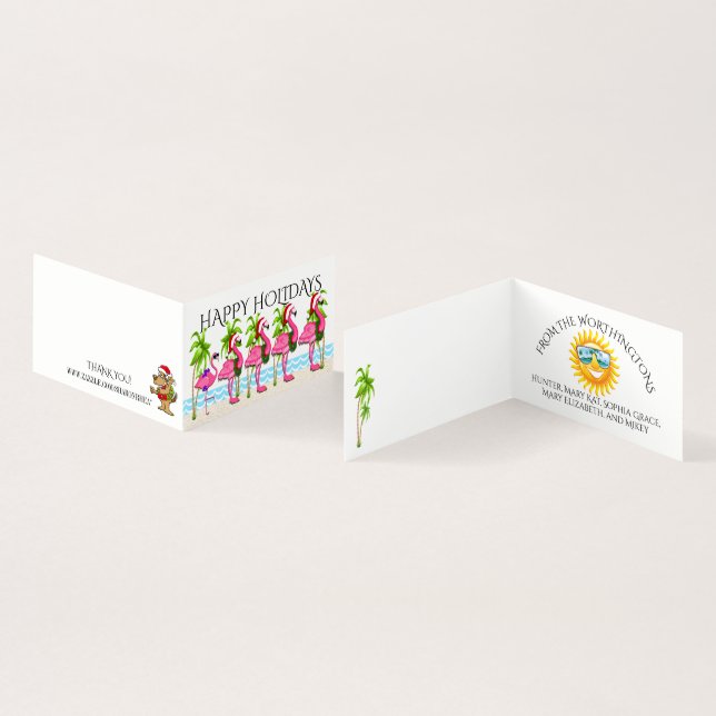 Happy Holidays Flamingo Style #holidayZ (Inside and Outside)