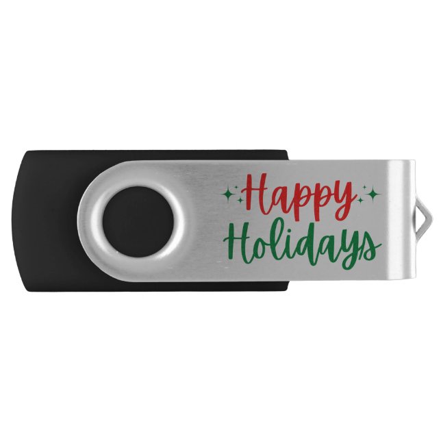 Happy Holidays Flash Drive (Front)