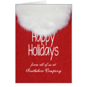 Happy Holidays for Customer-Santa's beard (Front)