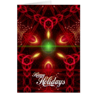 Happy Holidays Fractal Christmas Cards