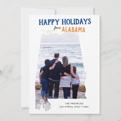 Happy Holidays from Alabama One Photo Card