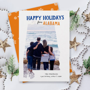 Happy Holidays from Alabama One Photo Holiday Card