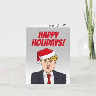 Happy Holidays from Donald Trump Card