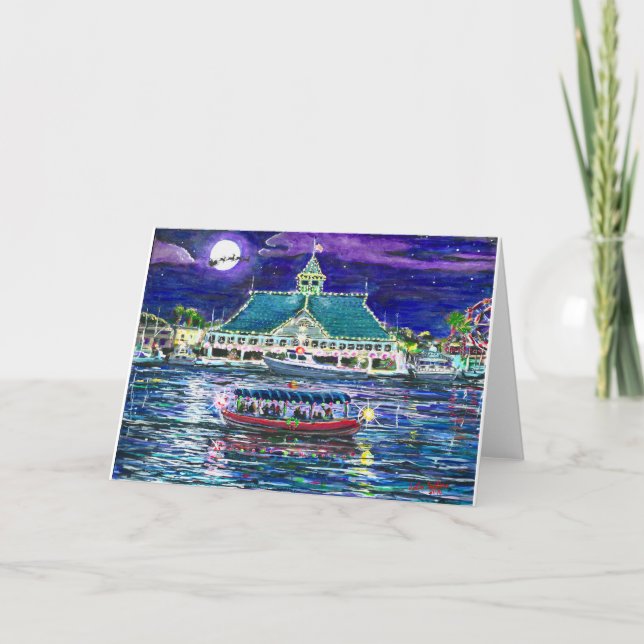 Happy Holidays from Newport Beach Holiday Card (Front)