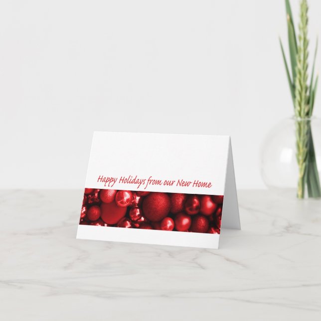 Happy Holidays from our new home Holiday Card (Front)