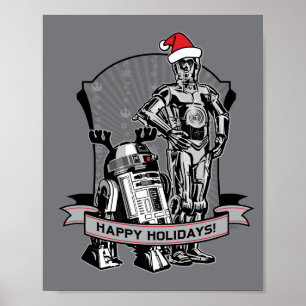 Happy Holidays From R2-D2 & C-2PO Poster