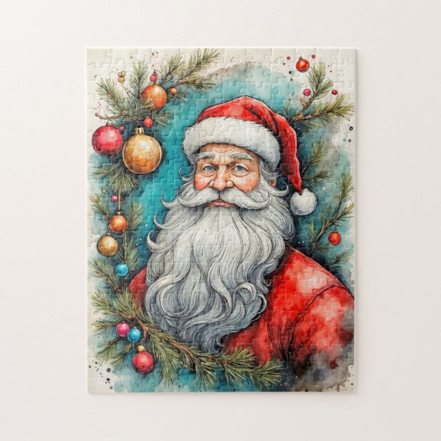 Happy Holidays From Santa Claus Jigsaw Puzzle (Vertical)
