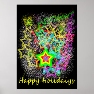 HAPPY HOLIDAYS FROM STARS POSTER