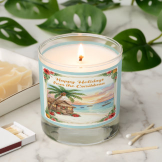 'Happy Holidays from the Caribbean' Scented Candle