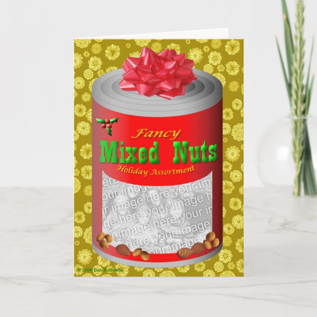 Happy Holidays From The Nut House! Holiday Card (Front)