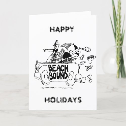 HAPPY HOLIDAYS FROM US BEACH BOUND BUMS HOLIDAY CARD