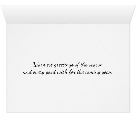 Happy Holidays Frost (Inside Horizontal (Bottom))