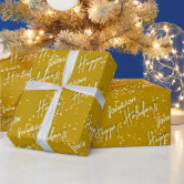 Mustard Yellow Wrapping Paper