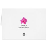 Happy holidays  greeting card (Back Horizontal)