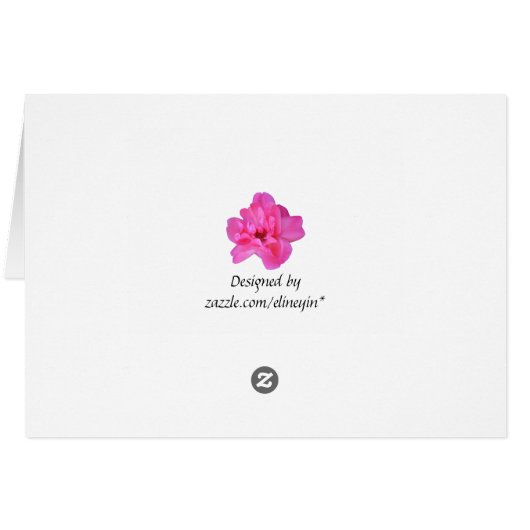 Happy holidays greeting card (Back Horizontal)