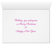Happy holidays  greeting card (Inside Horizontal (Bottom))