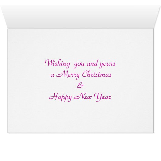 Happy holidays  greeting card (Inside Horizontal (Bottom))