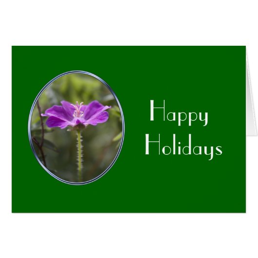 Happy holidays  greeting card (Front Horizontal)