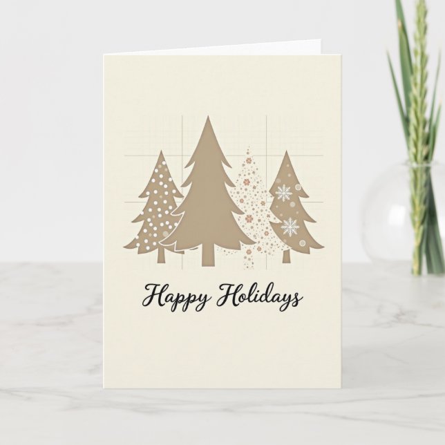Happy Holidays Greeting Card (Front)