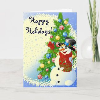 Happy Holidays Greeting Card