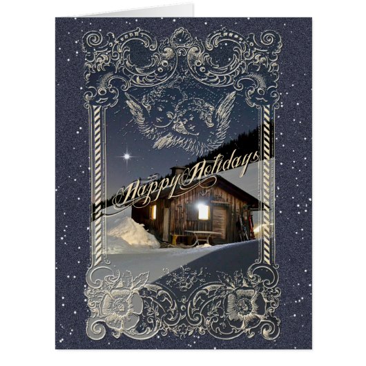 HAPPY HOLIDAYS - Greeting Card (Front)