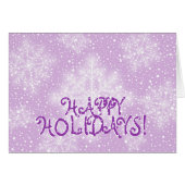 Happy Holidays Greeting Card (Front Horizontal)
