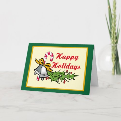 Happy Holidays Greetings Card