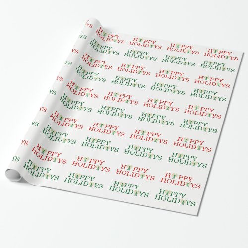 Happy Holidays Ham Radio Gift Wrap