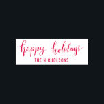 Happy Holidays Handwritten Script Holiday Self-inking Stamp<br><div class="desc">Happy Holidays Handwritten Script Holiday</div>