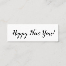 Happy Holidays/ Happy New Year  Mini Business Card