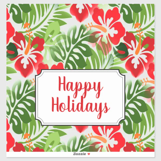 Happy Holidays Christmas Holiday Stickers PNG, Print & Cut, Stickers F –  SimplySnowDesigns