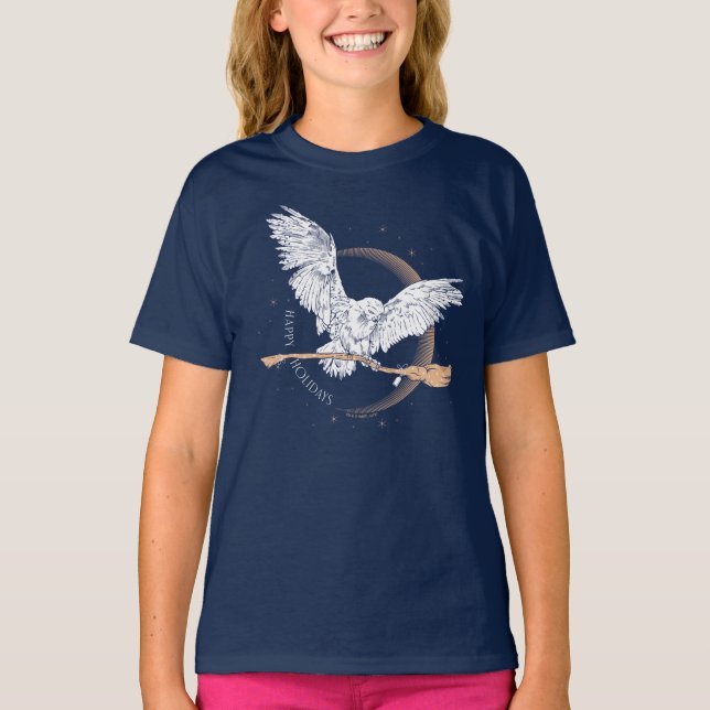 Happy Holidays Hedwig Delivery T-Shirt (Front)
