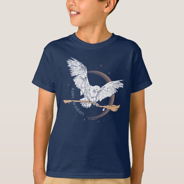 Happy Holidays Hedwig Delivery T-Shirt (Front)
