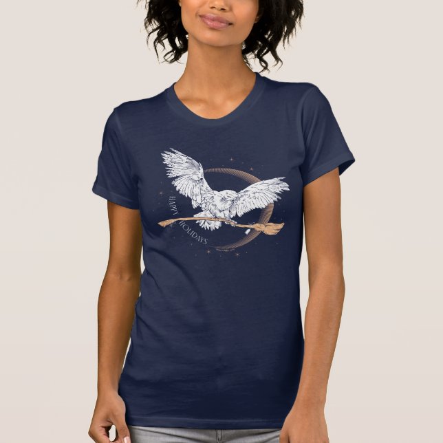 Happy Holidays Hedwig Delivery T-Shirt (Front)