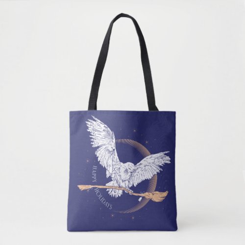 Happy Holidays Hedwig Delivery Tote Bag