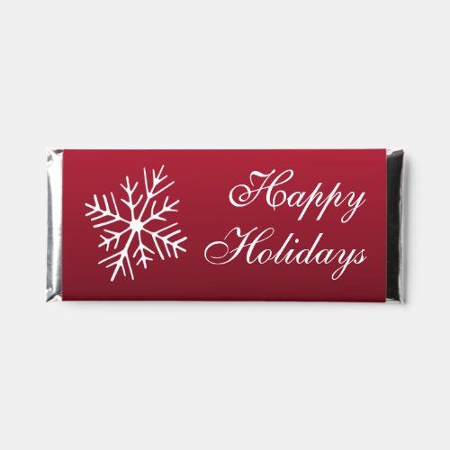 Happy Holidays Hersheys Chocolate Bars